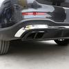 For 2020-22 Mercedes-Benz GLE 350 GLE 450 GLC GLS W167 X253 X167 2020 ABS car muffler exhaust pipe tail cover decorative sticker