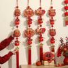 New Year 2026 Pendant Chinese Traditional Ornament with Tassel Home Party Hanging Supplies The Year of Horse Party Accessorie