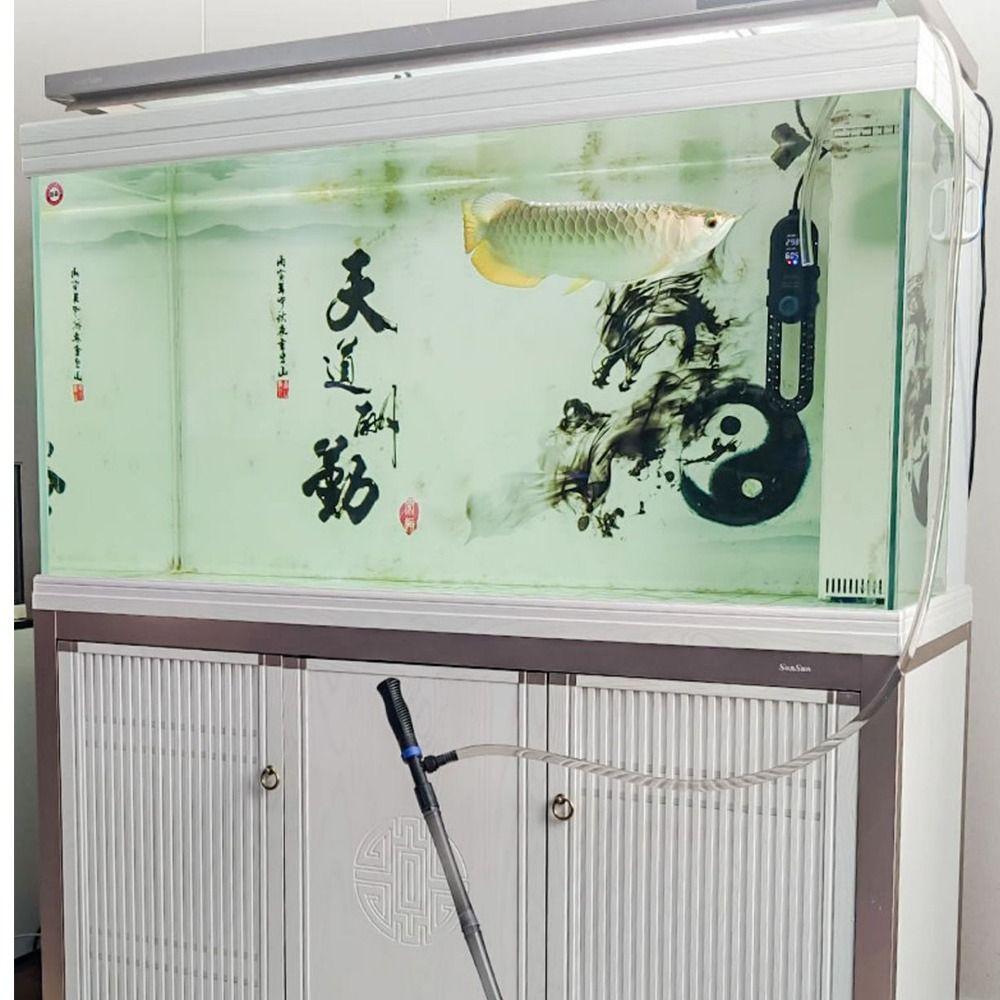 Strong Suction Electric Aquarium Cleaner 16/20W Multi-Function Automatic Fish Tank Cleaner Sand Washer Gravel Extractor