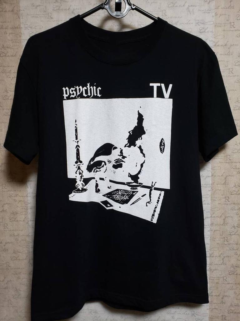 Maglietta Nera Cotone Vtg Psychic Tv Band Manica Lunga Taglia Unica Per Uomo UR243