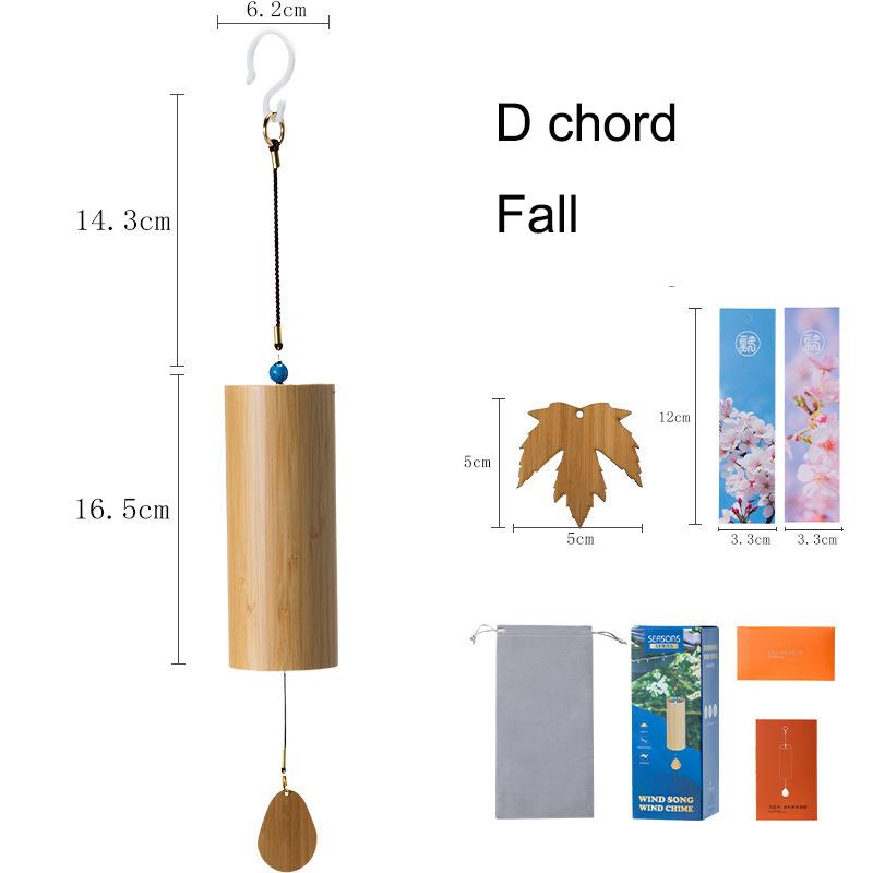 

Japanese Bamboo Windchime Wind Chimes Windbell Craft Outdoor Garden Patio 8 Rods Notes Zen Meditation Chord C F D G