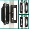 Aluminum Alloy Door Lock Hanging Door Handle Aluminum Frame Door Double Leaf Sliding Double Sided Sliding Door Lock