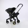 Omkeerbare Aluminium 4-Wiel Baby Kinderwagen, 0-12 Maanden