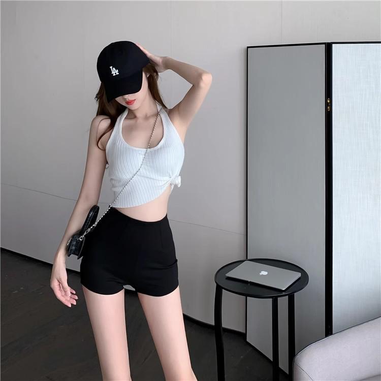 2024 Spring/Summer Women's Slim Fit High Waist Elastic Shorts