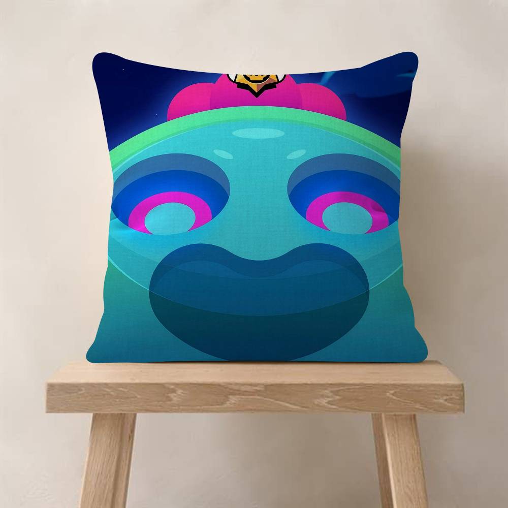 BBawlss Game SStars Pillow Cushion Cover Pillowcase Living Room Sofa Home Decor Customized
