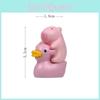 Duck Pvc Capybara Cartoon Figures Mini Garden Statues For Home Decor Office