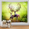 Forest Elk Decorative Tapestry Home Wall Decor Office Living Room Tapestry