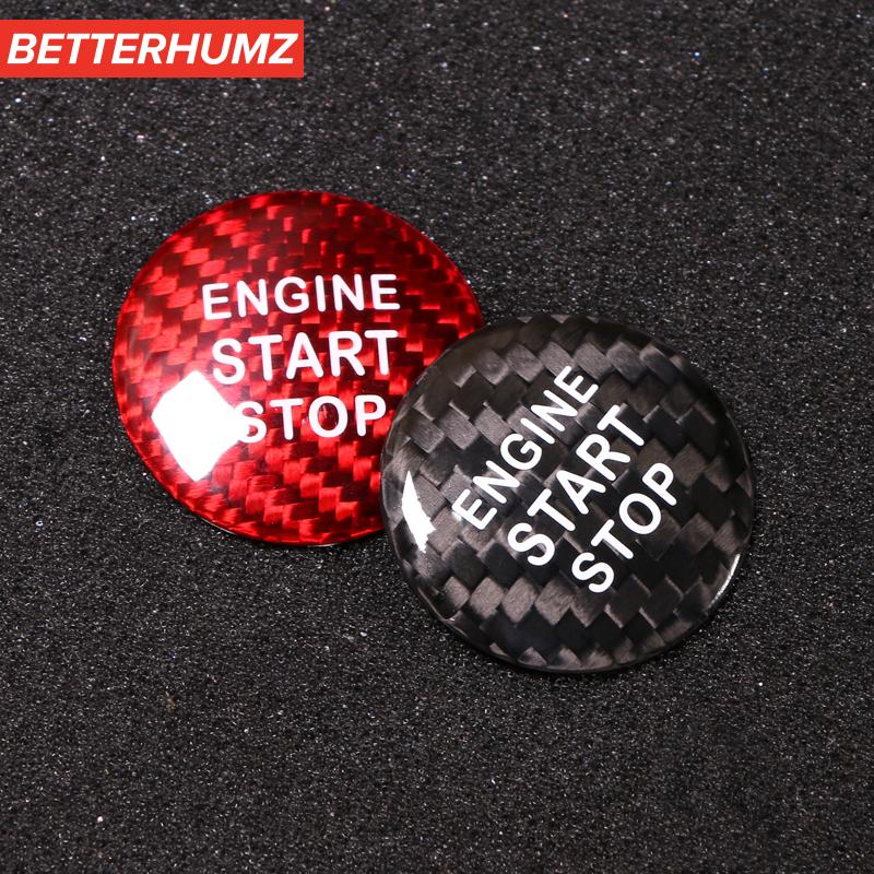 For Subaru BRZ Toyota GR86 2013-2019 Carbon Fiber Engine Start Stop Button Trim Sticker Car Interior Tuning Decor Accessories