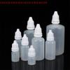 5Pcs 3/5/10/15/20/30/50/100ml Empty Plastic Dropper Bottle Paint Beauty Oil Ink Squeezable Refillable Bottle Cosmetics Storage