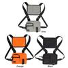 Large Capacity Double Shoulder Chest Bag Zipper Message Crossbody Pouch Men' S Vest Bag  Daily