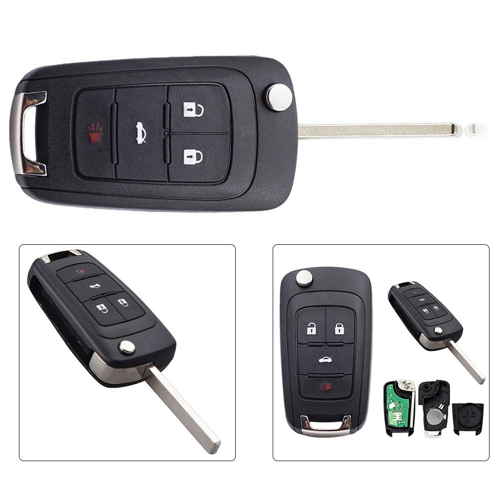 4 Button Car Remote Key Flip For Chevrolet For Cruze Keyless Entry High Quality