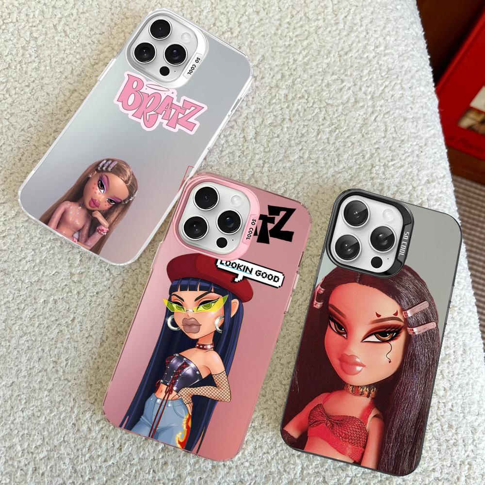 Lovely Doll Bratz Phone Case For IPhone 16 15 14 13 12 11 Pro Max X XR XSMAX 8 7 Plus Matte Shockproof Back Cover