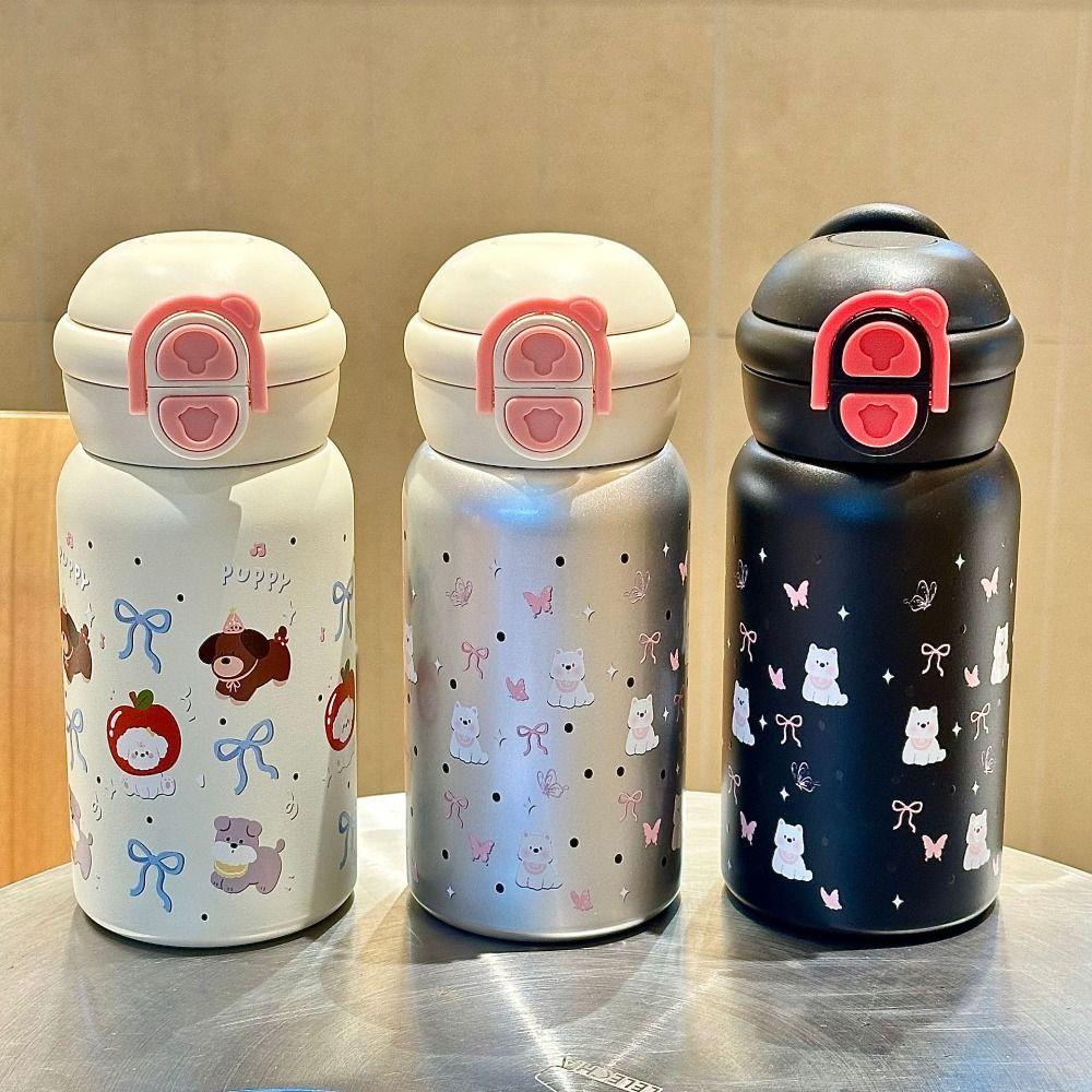 Cartoon Vacuum Cup 500ml Thermal Bottle Creative Insulated Cup  Birthday Gift