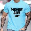 T-shirt Unisex Estiva 100% Cotone alla Moda Casual Sportiva Larga con Stampa Lettere Girocollo a Maniche Corte Top