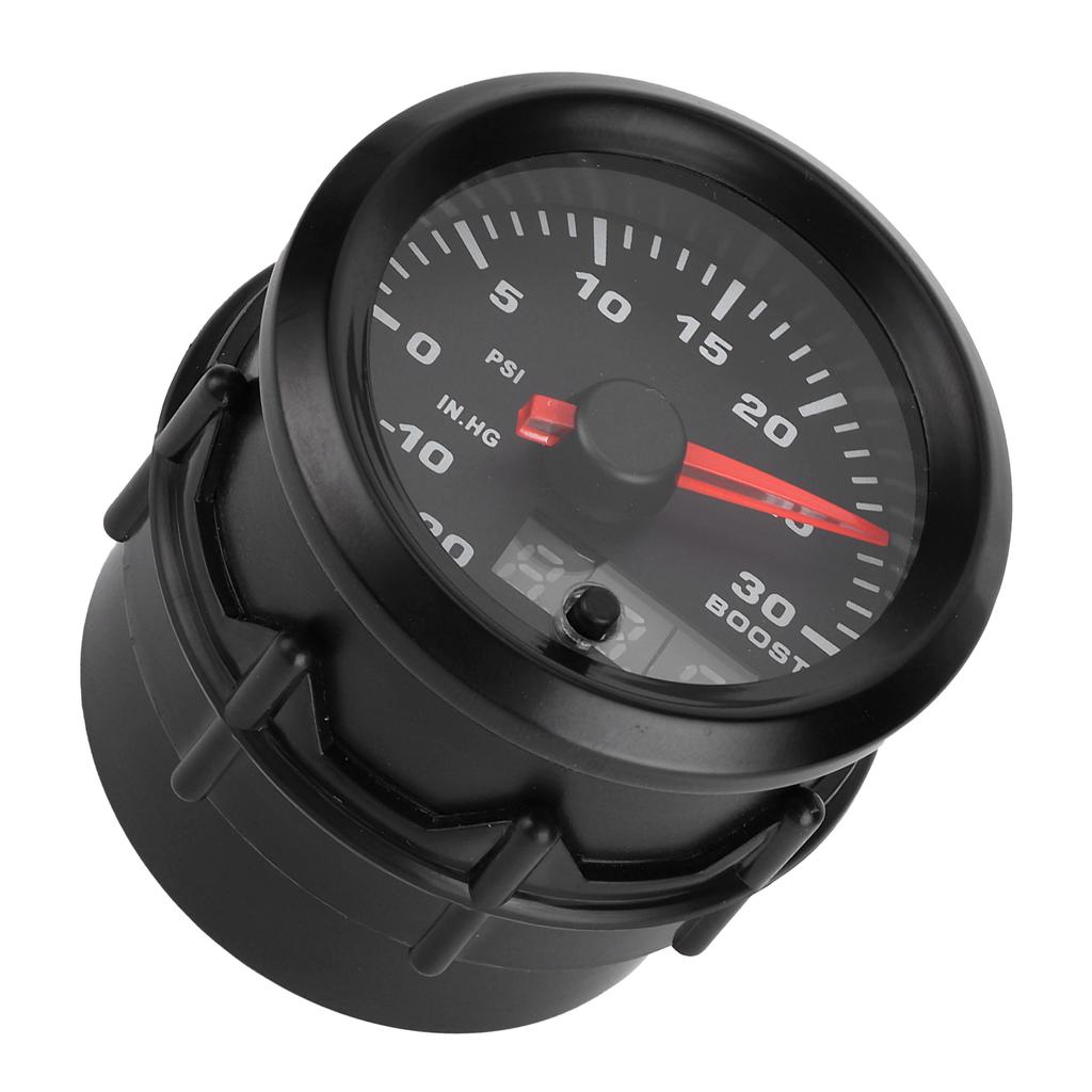 2in 52mm Universal 7 Colors LED Turbo Boost Meter PSI Pressure Gauge Digital Display Pointer