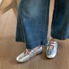 Fashion Fashion Hook Loop Ladies Mary Janes Flats Shoes Soft Female Footwear Round Toe Shallow Women Ballet Flats Slip On Shoes  lady