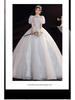 2026 Simple Princess-Style Floor-Length Maternity Wedding Dress for Petite Brides