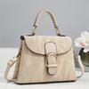 Vintage Pu Small Shoulder Bag With Printed Design For Daily Casual Use
