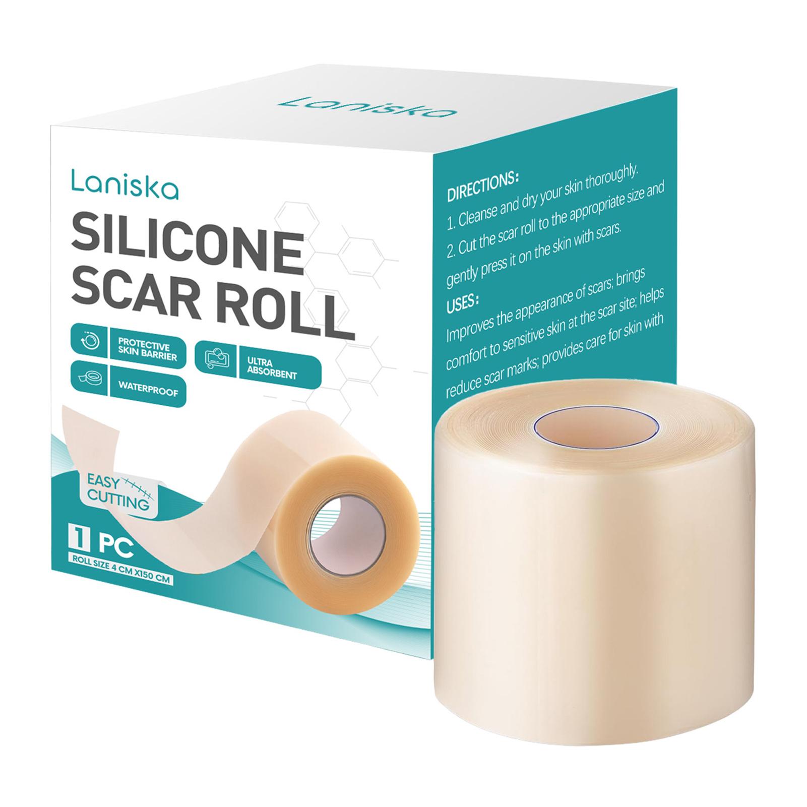 150cm Silicone Scar Sheets Waterproof Breathable Body Scar Removal Patch Fast Healing Wound Dressing Strips Beauty Supplies