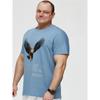 Summer Round Neck 3D Animal Pattern Print Top Fashionable Casual Short Sleeved Men's T-shirts