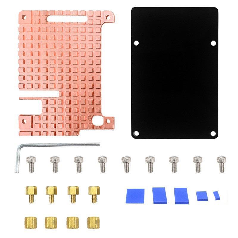 Raspberry Pi 4B Pure Copper Heatsink Radiator for Passive Cooling