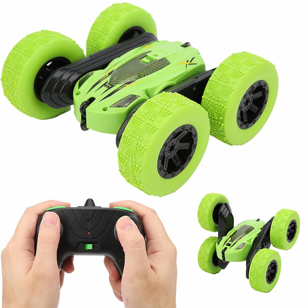 X-010 Dobbeltsidig 2.4G Fjernkontroll Stuntbil Modell 360 Graders Rull RC Bil Leke