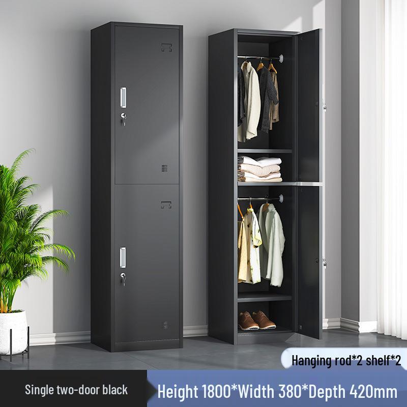 Single Door Steel Locker Cabinet for Employee or Dormitory Use