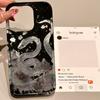 Luxus Neujahr Wirbelmuster Glitzer Schlange Handyhülle Für iPhone 17 16 15 Pro Max 14 13 12 11 Pro XS X 7 8 Plus Silikonhülle