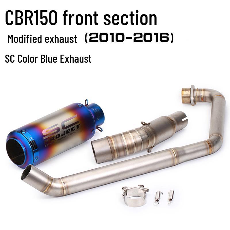 CBR150R Carbon Fiber Tail & Front Section Exhaust Mod (2010-2020)