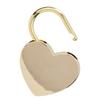 1pcs Couple Vintage Style Heart Padlock Gold Tone Heart Shaped Love Lock Metal Padlock Craft Supplies