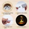 Wooden LED Display Base Light Luminous USB Lamp Holder for Crystal Ball Glass Resin Art Ornament Stand Decor Kids Gifts