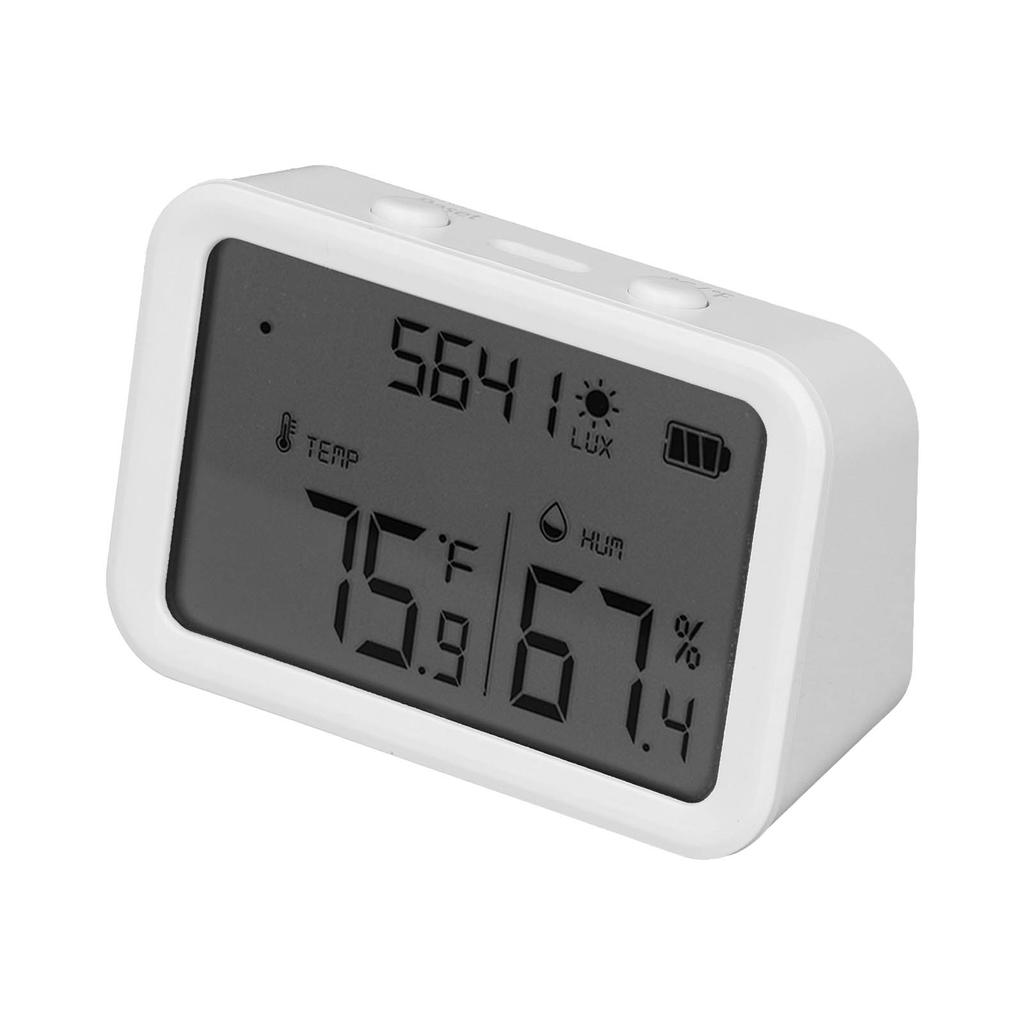 Termometru inteligent WiFi Higrometru Senzor de umiditate și temperatură fără fir pentru interior cu puterea luminii De