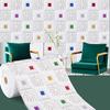 1-10Pcs 70cmx1m 3D Ceiling High Quality Wall Sticker Self-adhesive Foam Panel Wallpaper Bed Room Home Decoration Waterproof