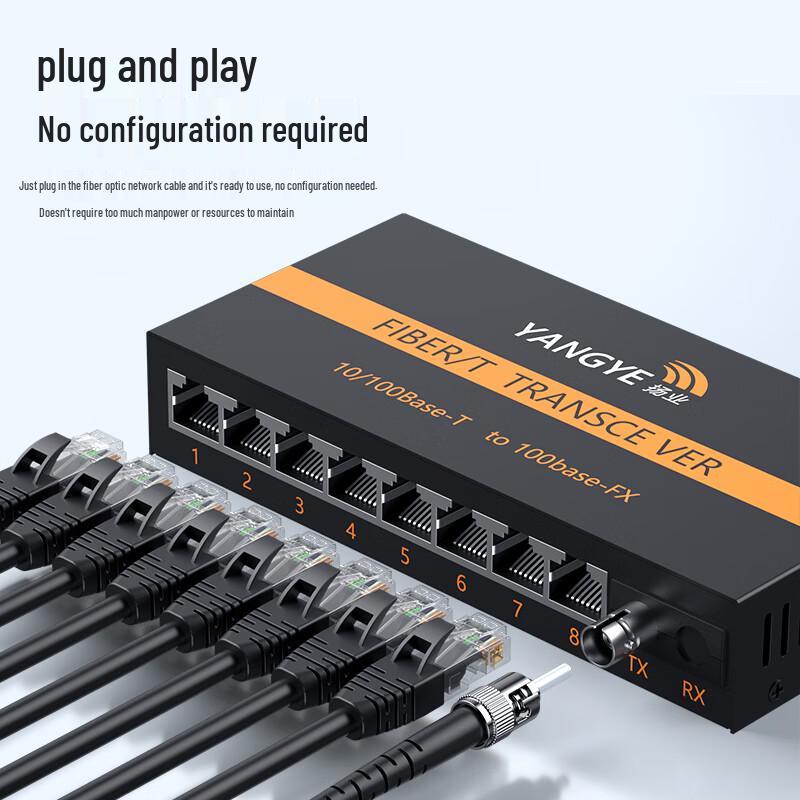 Yangye 100Mbps Single-Mode Single-Fiber Optic Transceiver