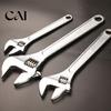 Home Garage Essentials 6/8/10/12/15 Inch Adjustable Wrench, Wide Jaw Opening Wrench for Vehicle Repair Hardware Plumbing Automotive Improvement