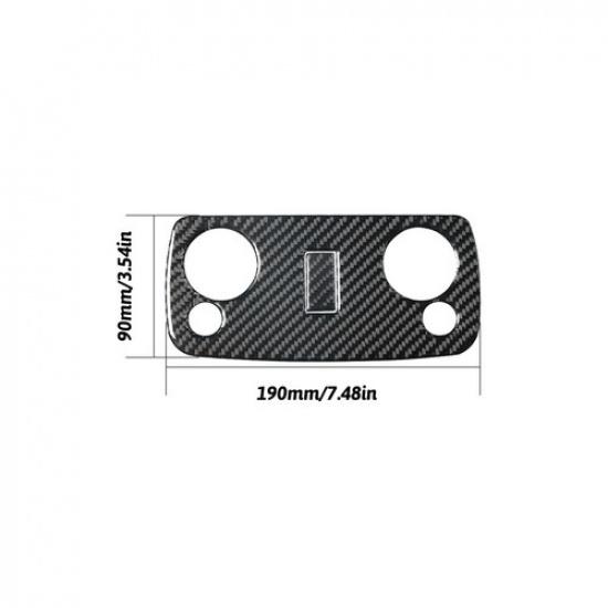 Carbon Fiber Interior Overhead Console Cover Trim For Ford Mustang 2005-2009