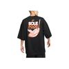 Nike Sportswear Letter Print Loose Short Sleeve T-Shirt Men Tops Black FB9808-010
