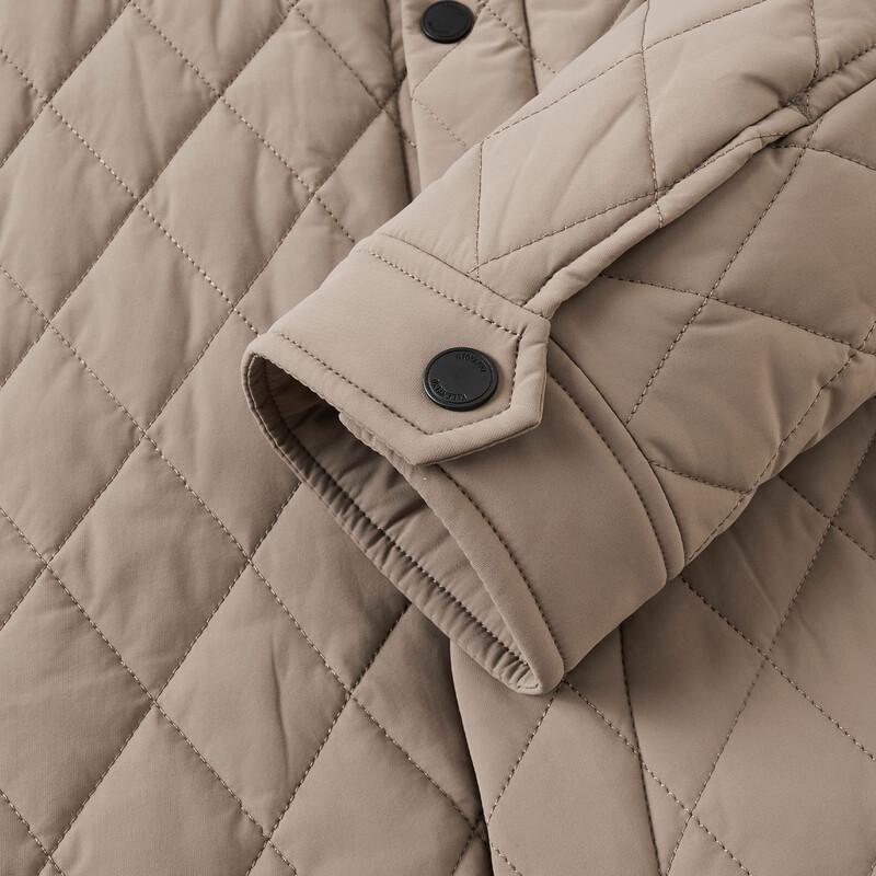 GIOVANNI VALENTINO Men's Casual Padded Turn-down Collar Jacket