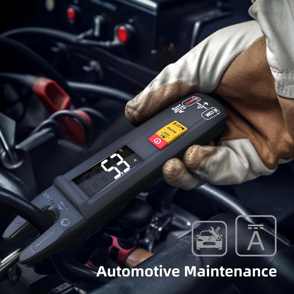 BSIDE Current Clamp Open Rechargeable Digital Meters Duty and Environmental Temperature DC/AC Tester, Jaw, Smart, Multimeter, Capacitance, Diode,