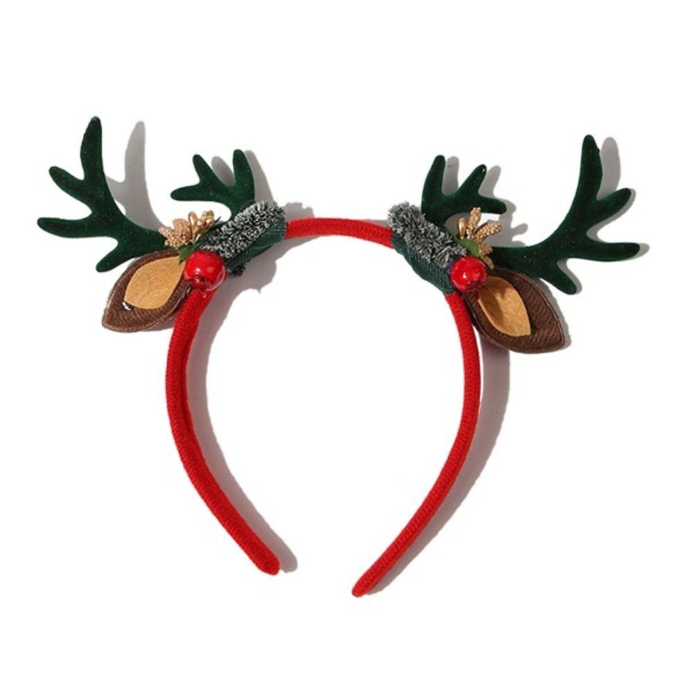 Fawn Horn Christmas Headband Plastic Christmas Elf Headband Cosplay Costume Antlers Headband Kid