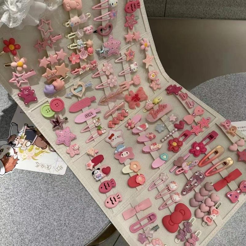 Cartoon Princess Hair Accessory Set: Cute Hair Clips for Girls