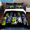 Evil Queens Collage  3PCS Bedding set,Ideal for1pc Duvet Cover And 2pcs Pillowcases Perfect for Christmas gift,Ideal for Bedroom, Dormitory