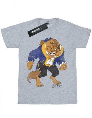 Camiseta de algodón clásica de La Bella y la Bestia para niñas
