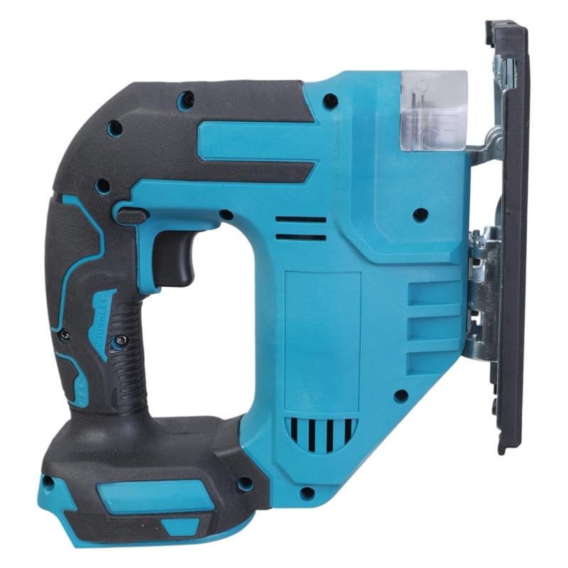 

Rechargeable Cordless Jigsaw Electric Jigsaw Portable Handle Jigsaw Woodworking Power Tool Accessories for 21V Battery 1
