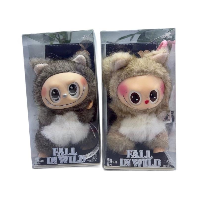 Die Monster Zimomo Braun Eichhörnchen Labubu Anime Figur Plüschpuppen Vinyl Anhänger Puppe Rucksack Anhänger Dekoration Plüsch Kinder Geschenk Repliken