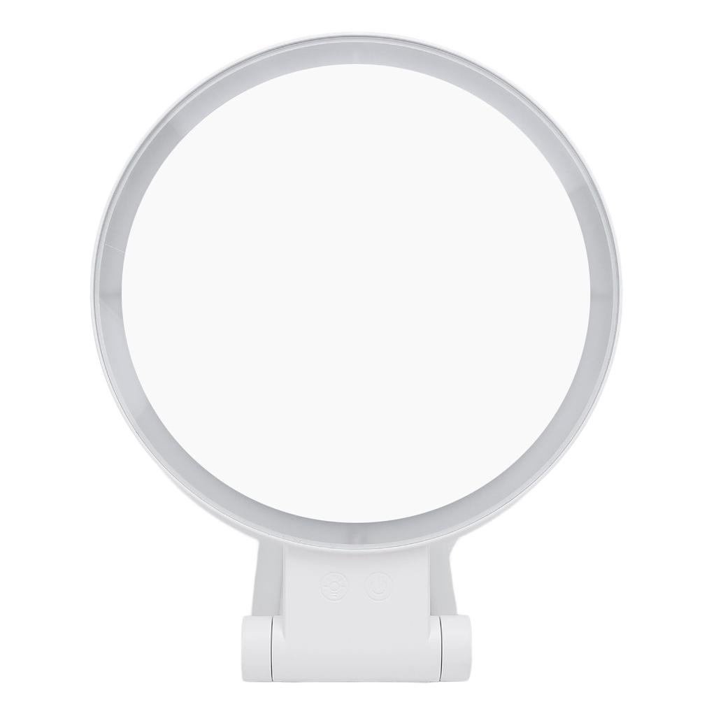 Lighted Magnifying Makeup Mirror Double Sided 1X 10X USB Rechargeable 3 Color Temperature Brightness
