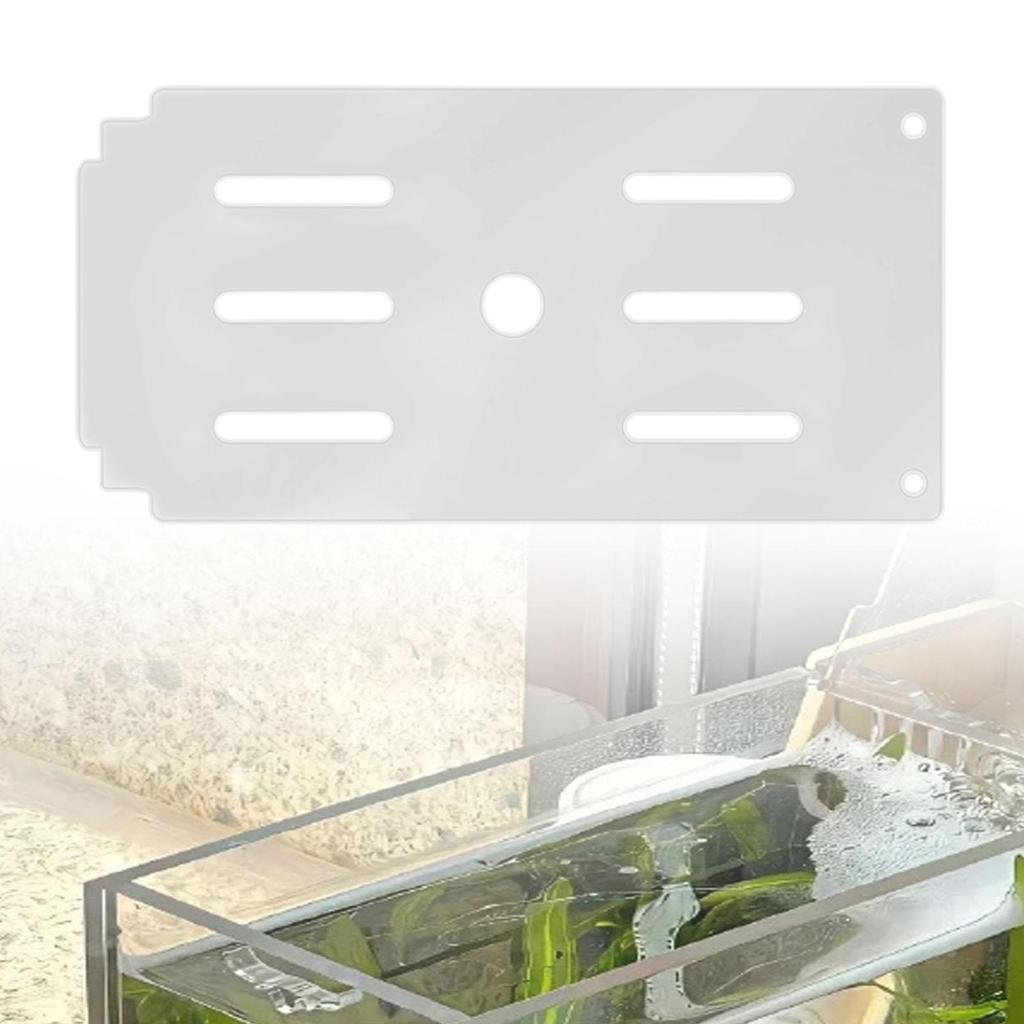 Acrylic Aquarium Cover with Feeding Holes Clear Anti Jumping Fish Tank Lid Cover for DIY Fish Tank Easy to Install