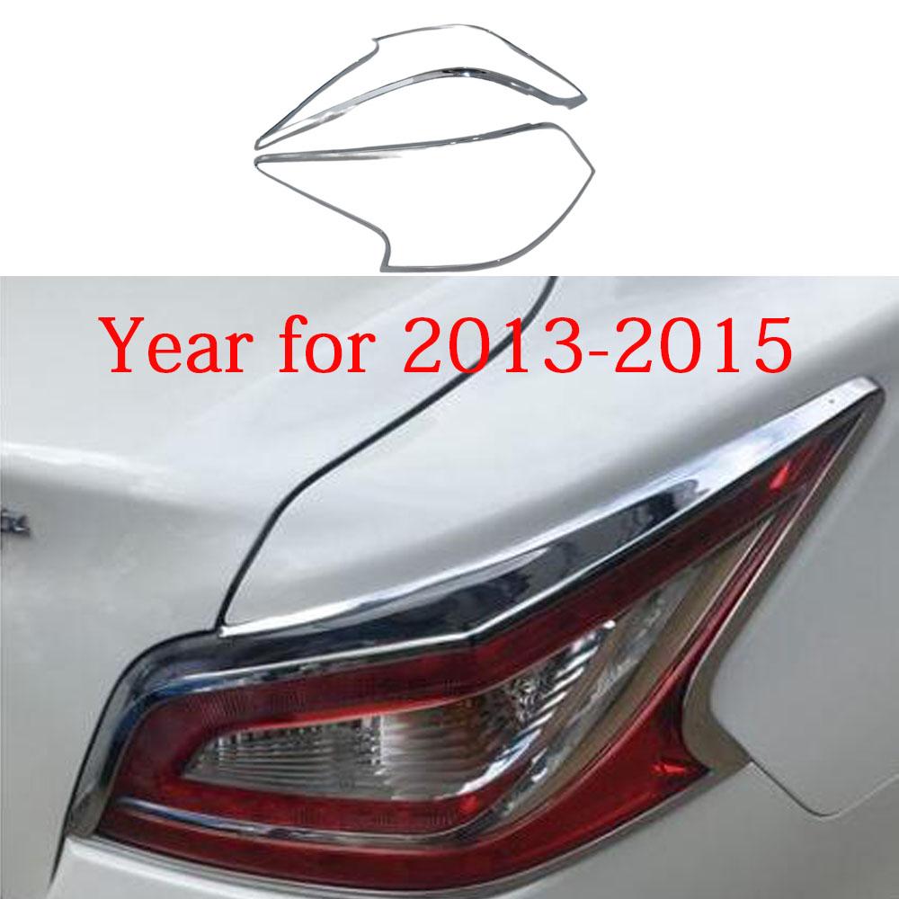 Car Styling Eyebrow ABS Chrome Cover Trim For Nissan Altima Teana 2013 2014 2015 2016 2017 2018 Back Tail Rear Light Lamp Frame