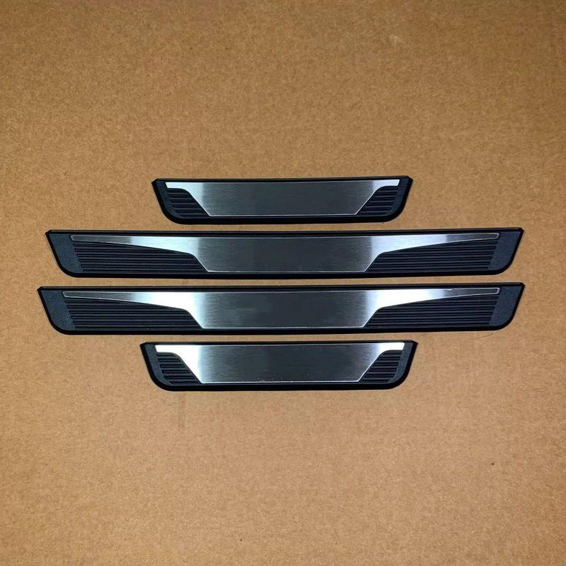 For Nissan Frontier Pro 4x 2017 2018  -2025 Door Sill Pedal Cover Trim Scuff Plate Protector Sticker Car Styling Accessories