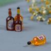 10Pcs Mini Wine Bottles Model Dollhouse Miniature 1:12 For Doll House Decoration